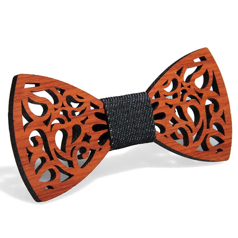 Men's Creative Funny Wooden Bow Tie - Style #5 - image 7