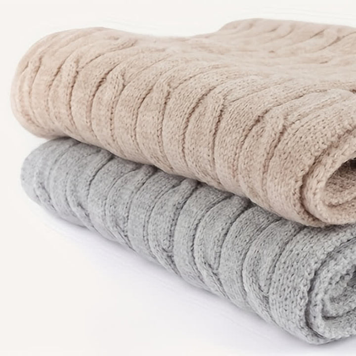 3Pcs Unisex Warm Hat Scarf Gloves Set - image 12