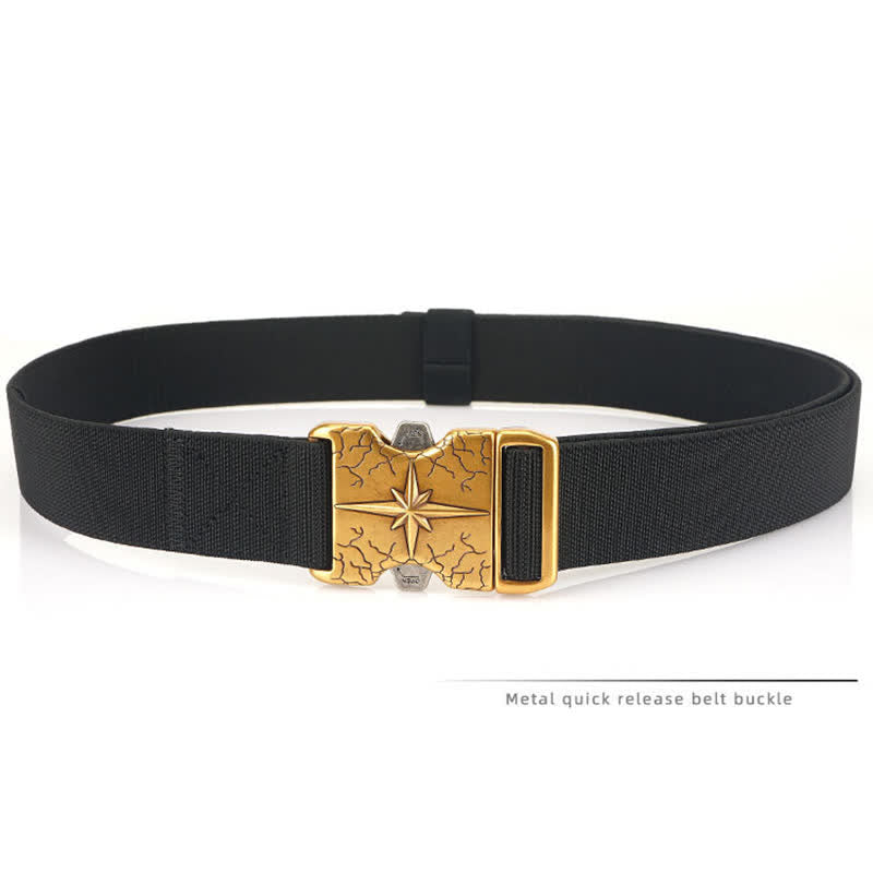 Men's Tactical Quick Release Elastic Canvas Belt - image 8