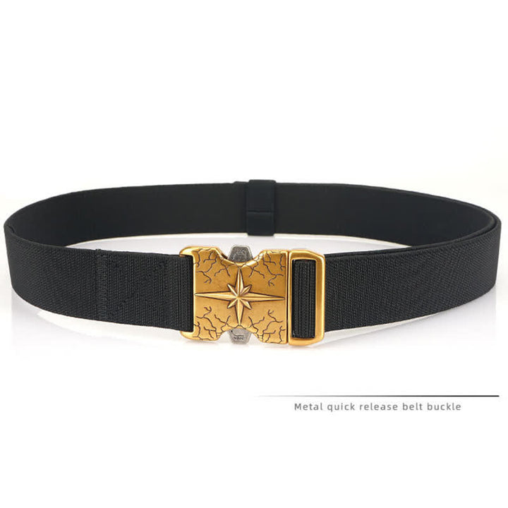 Men's Tactical Quick Release Elastic Canvas Belt - image 8