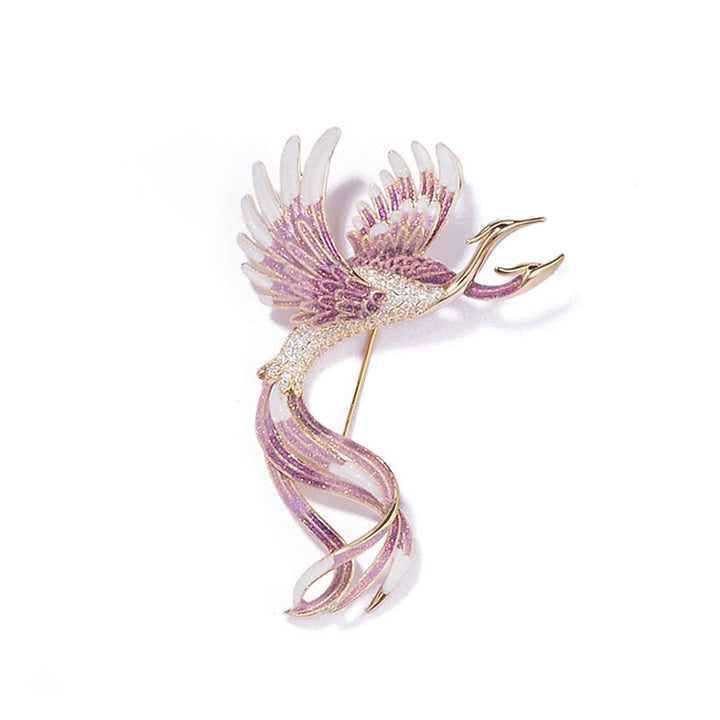 Women's Flying Two Headed Phoenix Brooch - image 6