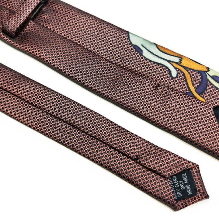 Men's Casual Sweetie Cats Snuggling Necktie - image 4
