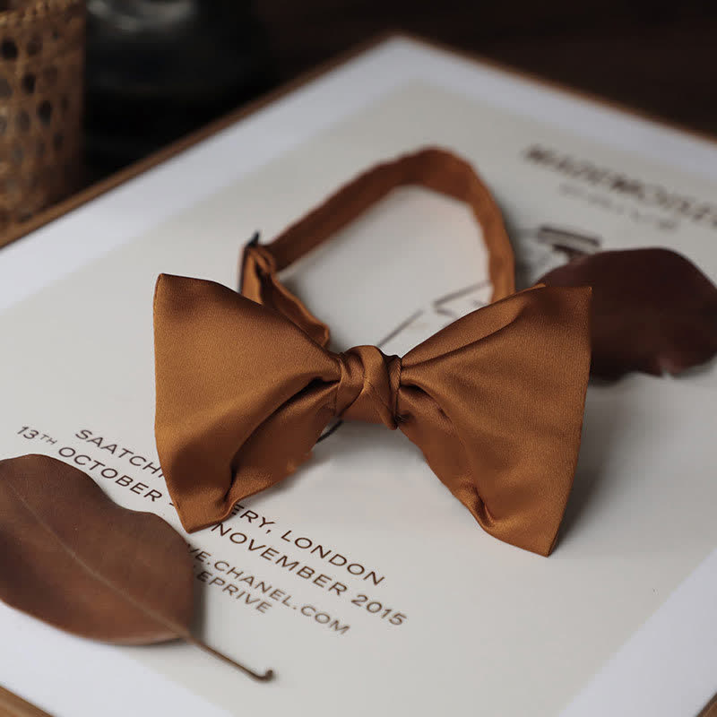Men's Century Retro Double Layers Bow Tie - Peru - image 9