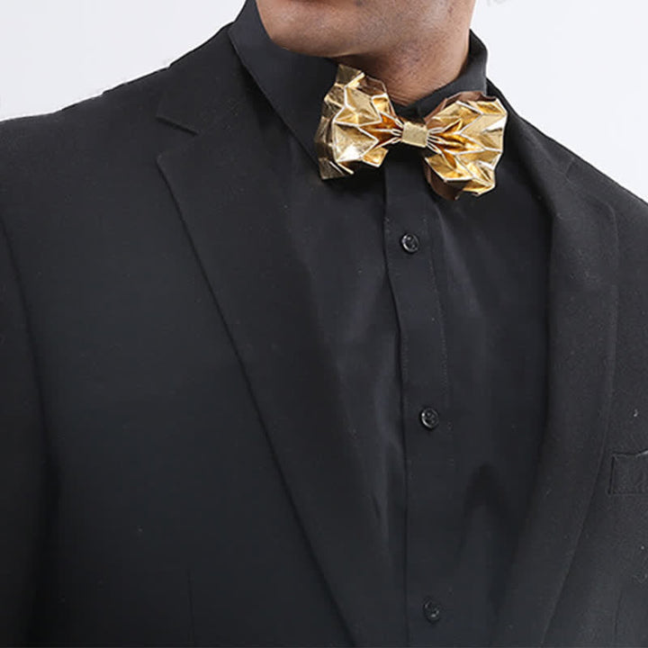 Men's Creative Environmental Kraft Paper Bow Tie - image 11