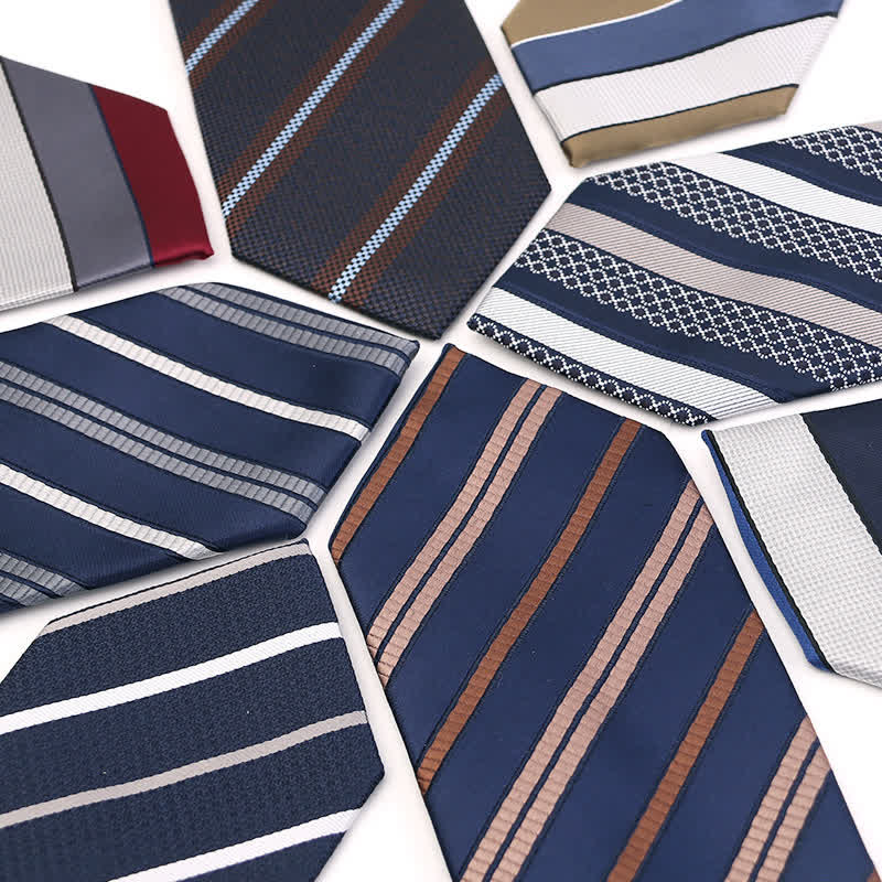 Men's Elegant Striped Series Necktie - image 1