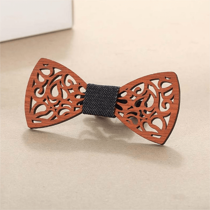 Men's Creative Funny Wooden Bow Tie - image 10