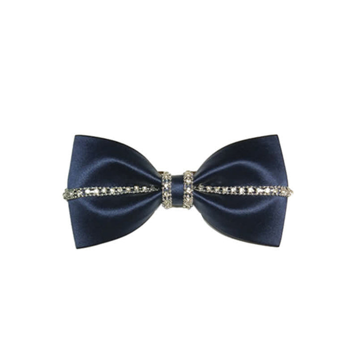 Men's Luxurious Formal Ceremony Bow Tie - Navy - image 4