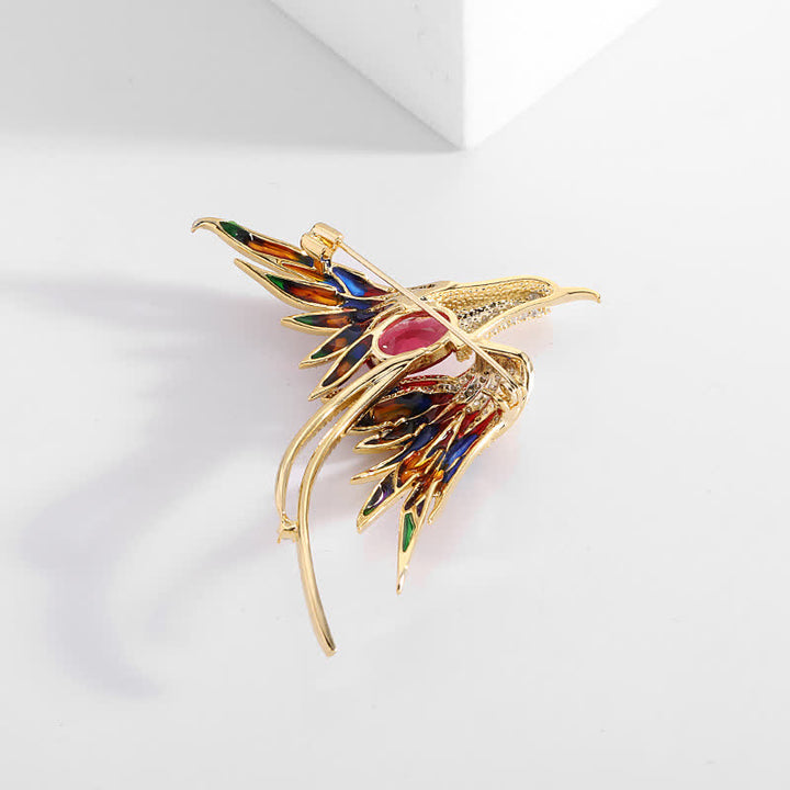 Women's Vintage Phoenix Bird Brooch - image 5