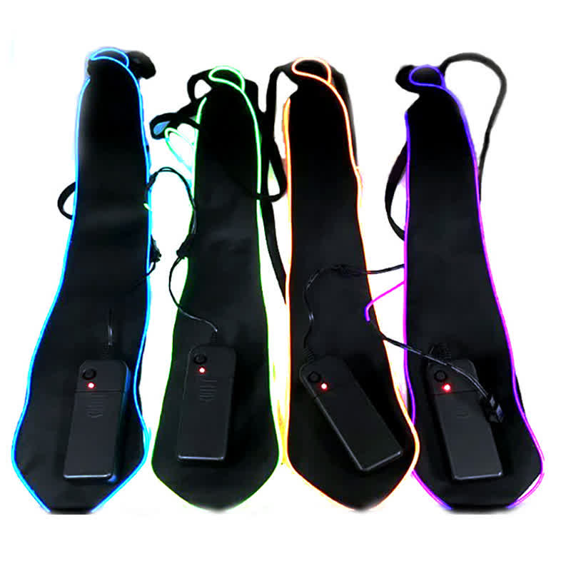 Funny Neon LED Colorful Glowing Necktie - image 4