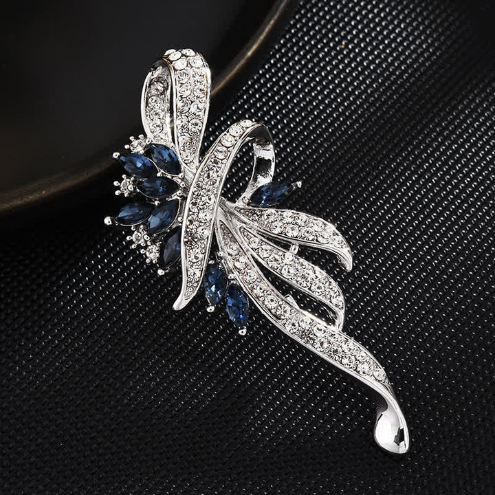 Women's Charming Bauhinia Flower Brooch - Blue - image 0