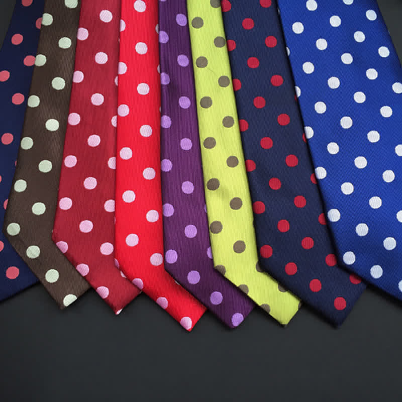 Men's Polka Dots Necktie - image 1