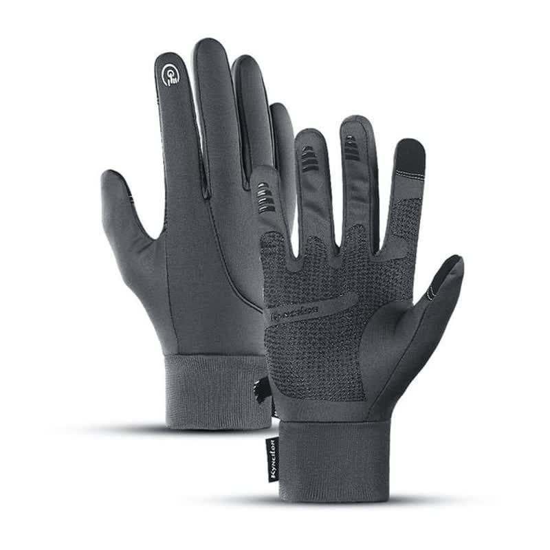 Winter Riding Touch Screen Stretchable Tactical Gloves - Gray - XL - image 12