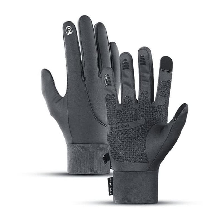 Winter Riding Touch Screen Stretchable Tactical Gloves - Gray - XL - image 12