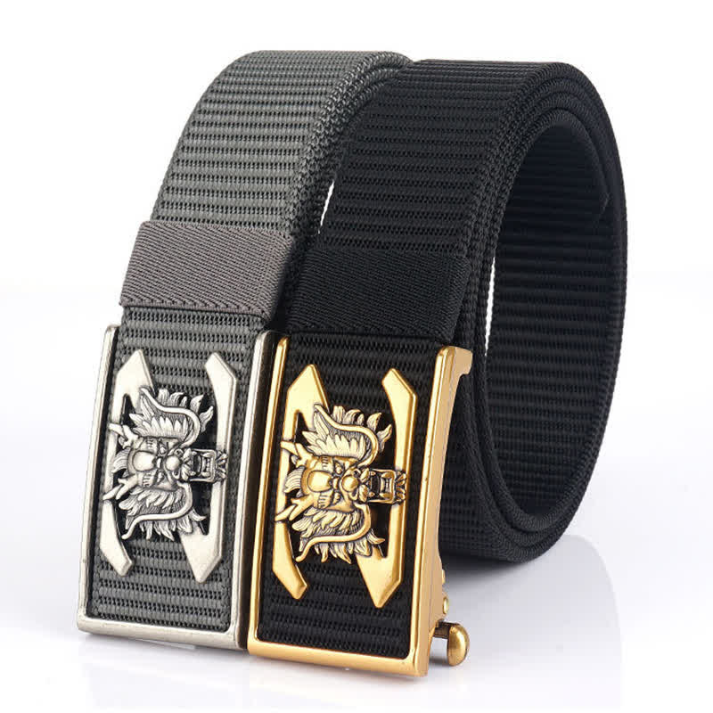 Men's Z Letter Mighty Dragon Nylon Belt - image 1