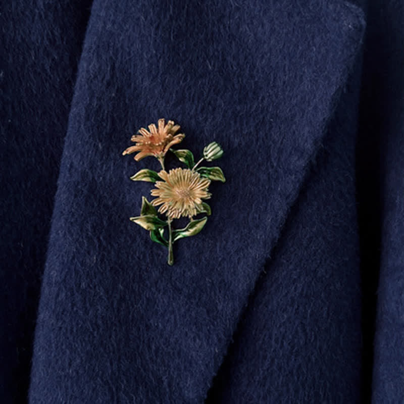 Women's Creative Floral Daisy Brooch - image 7