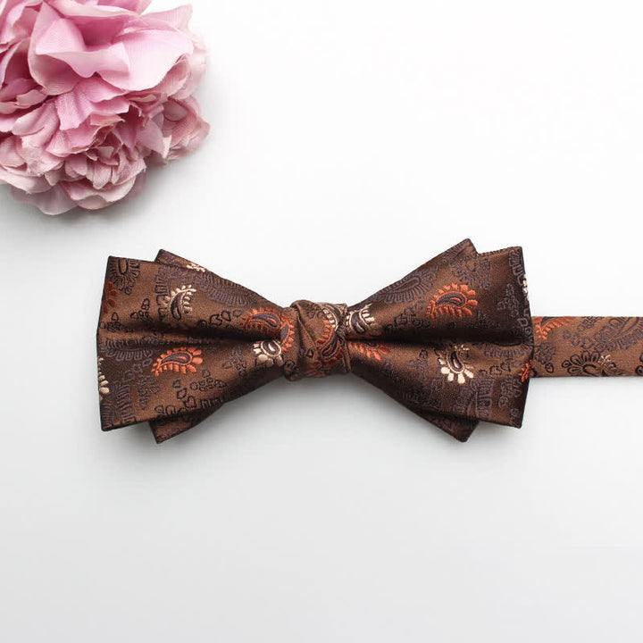 Men's Classical Formal Printed Bow Tie - Style #8 - image 9
