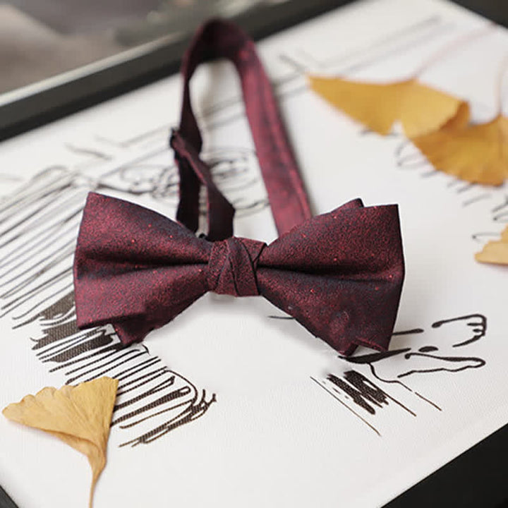 Men's Burgundy Series Gentleman Bow Tie - image 21