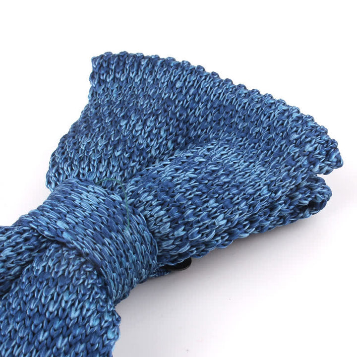 Men's Rustic Leisure Tie-dye Knitted Bow Tie - image 2