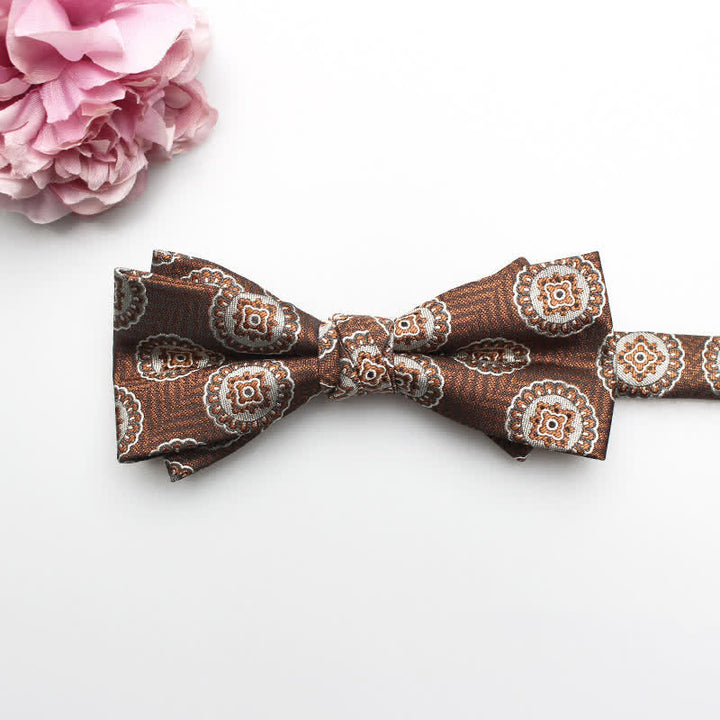 Men's Classical Formal Printed Bow Tie - Style #7 - image 8