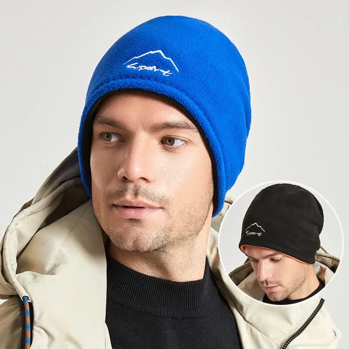 Windproof Polar Fleece Reversible Warm Hat - image 0