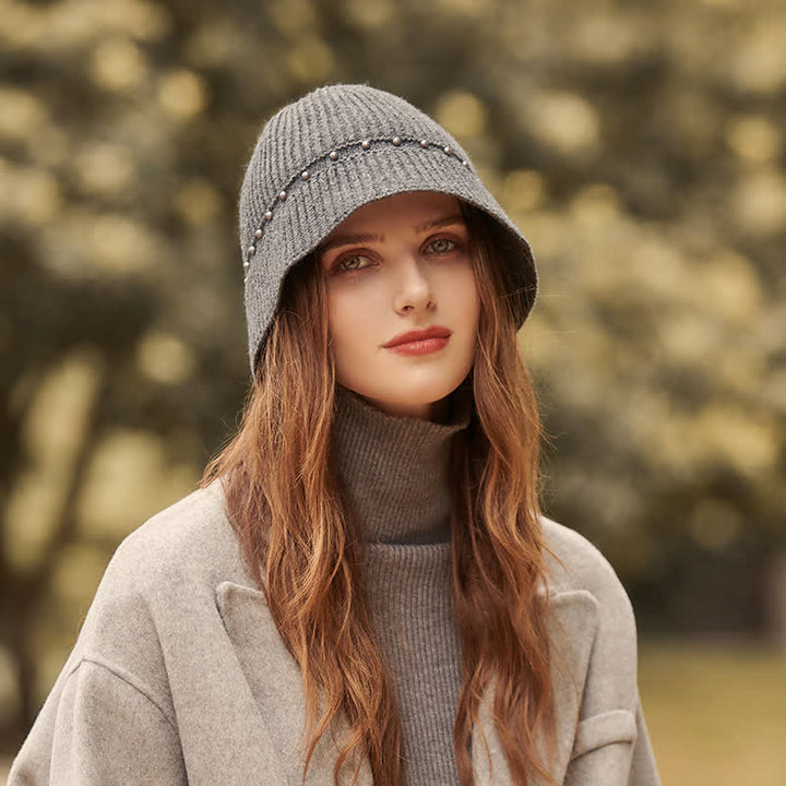 Women's Holiday Vacation Pearl Bucket Hat - image 7
