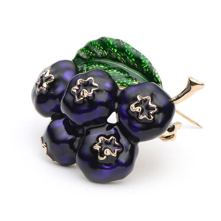 Women's Fruit Of King Blueberry Brooch - image 1