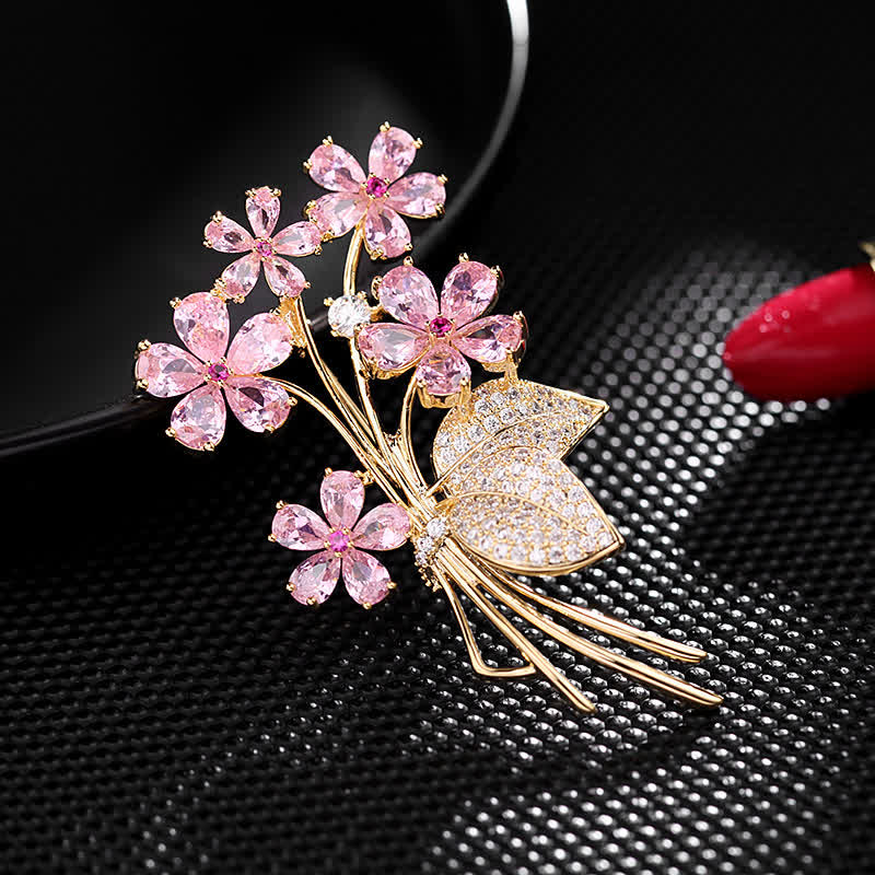 Women's Temperament Bouquet Brooch - image 3
