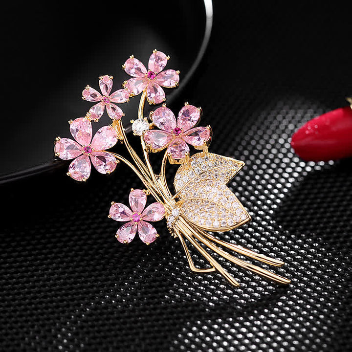 Women's Temperament Bouquet Brooch - image 3