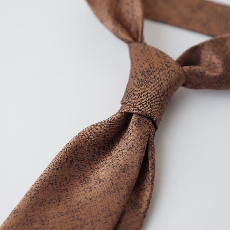 Men's Melange Color Solar System Necktie - Peru - image 5