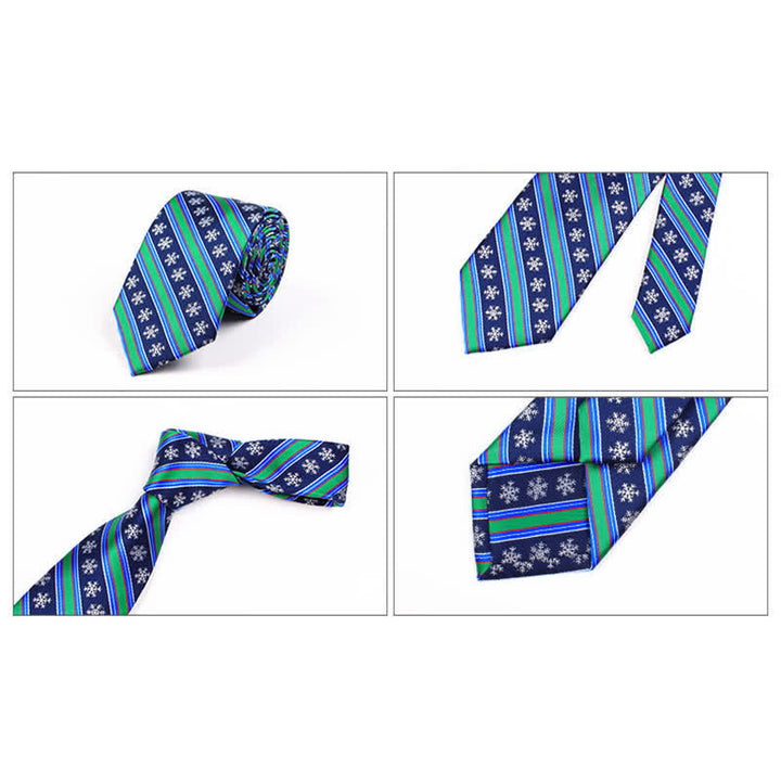 Men's Novelty Christmas Santa Vibe Element Necktie - image 4
