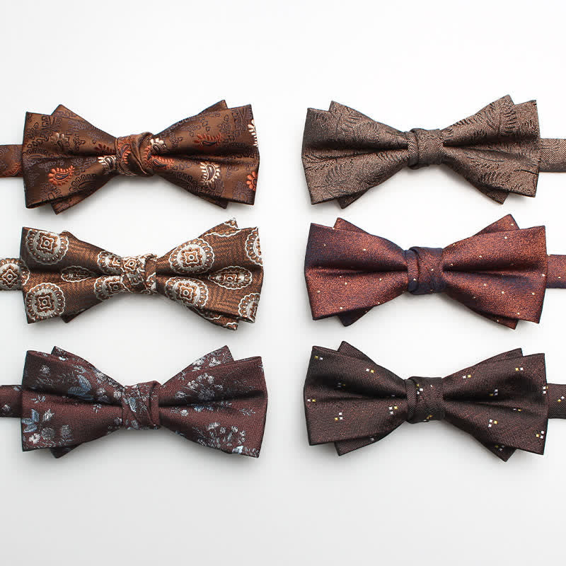 Men's Classical Formal Printed Bow Tie - image 22