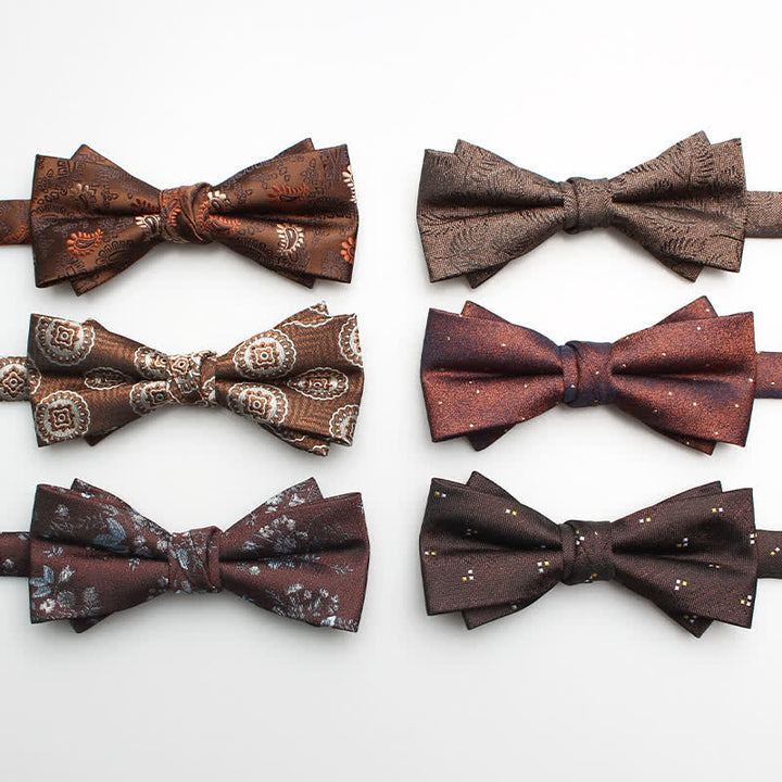 Men's Classical Formal Printed Bow Tie - image 22