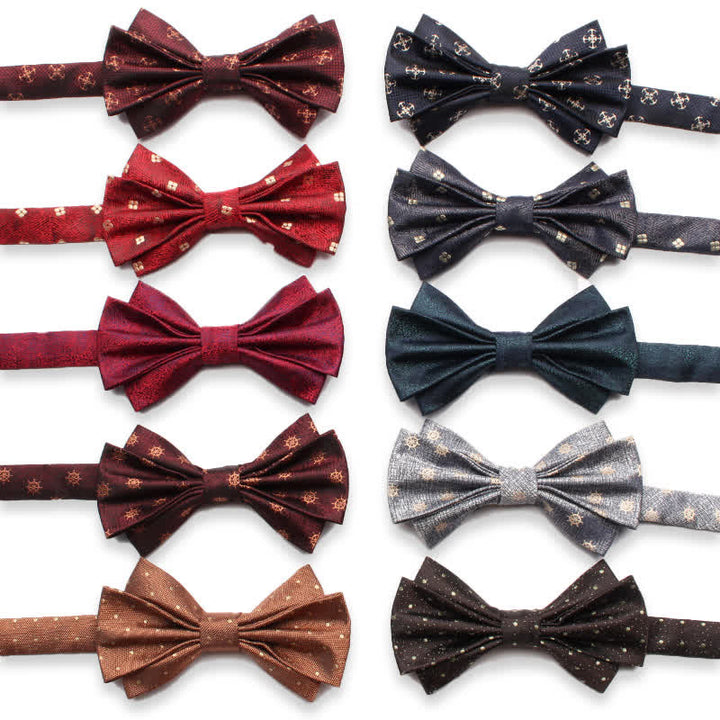 Men's Fangled Jacquard Texture Suit Bow Tie - image 0