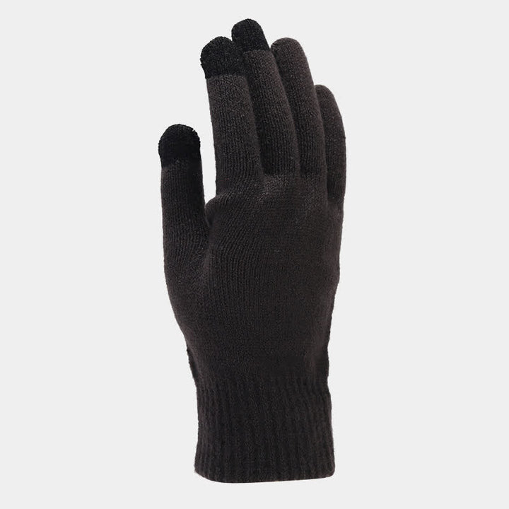 3Pcs Unisex Solid Color Twill Hat Scarf Gloves Set - image 19