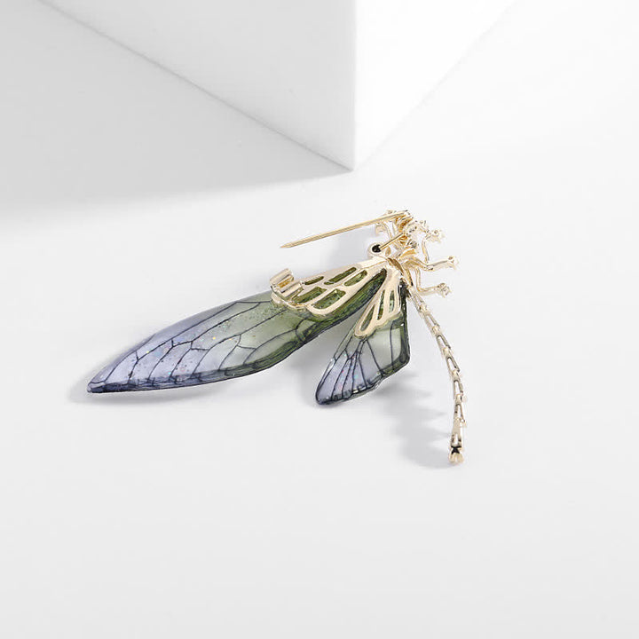 Women's Elegant Insect Dragonfly Brooch - image 5