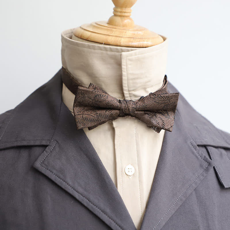 Men's Personality Lord Double Layers Bow Tie - Peru Musa - image 4