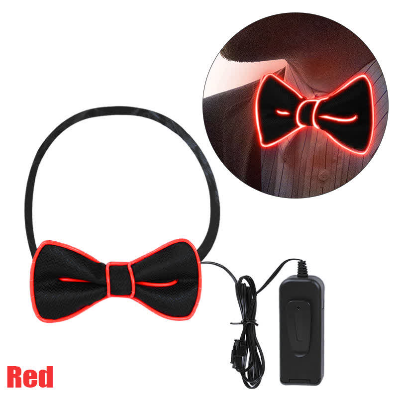 Men's LED Luminous Glowing Bow Tie - image 10