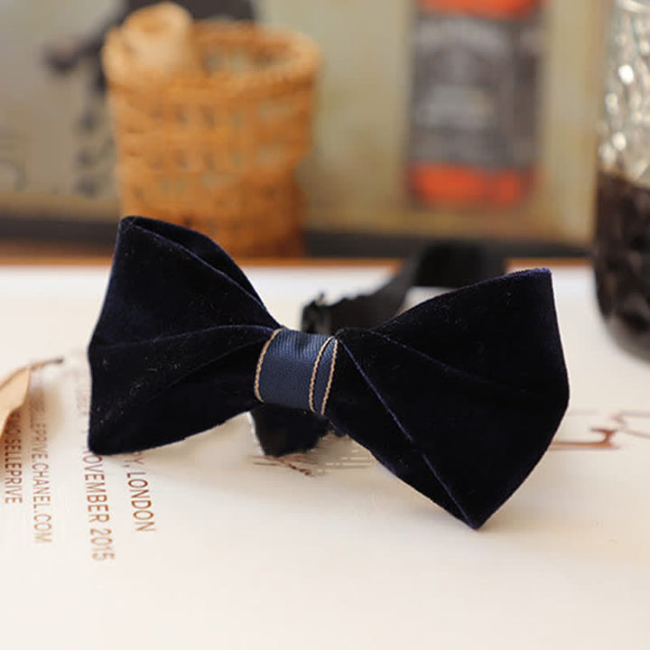 Men's Advanced Velvet Twist Bow Tie - image 5