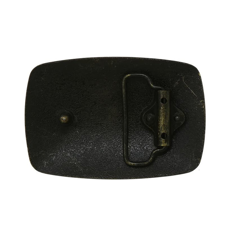 Men's DIY Square Turquoise Western Buckle Leather Belt - image 7