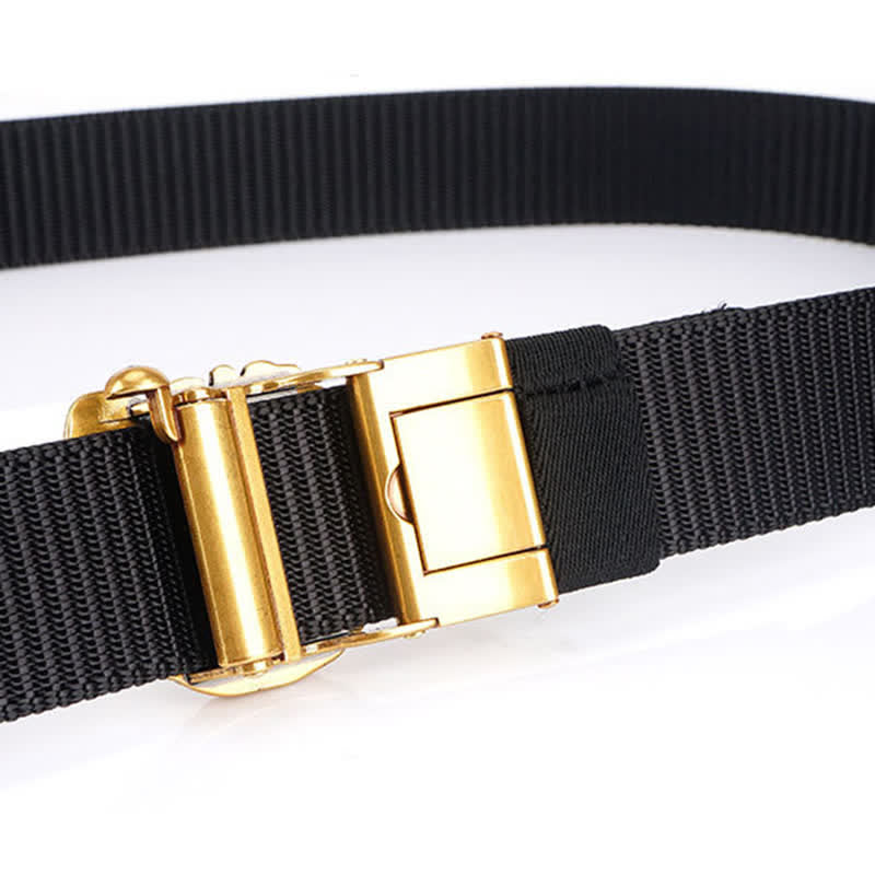 Men's Roaring Tiger Head Nylon Belt - image 4
