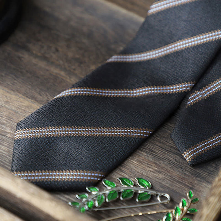 Men's Classic Pin-Striped Formal Necktie - image 6