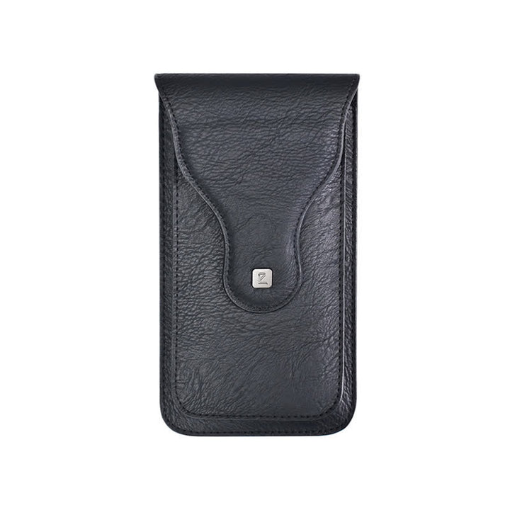 Magnetic Clip Double-layer Mobile Phone Case Belt Bag - Black - image 13