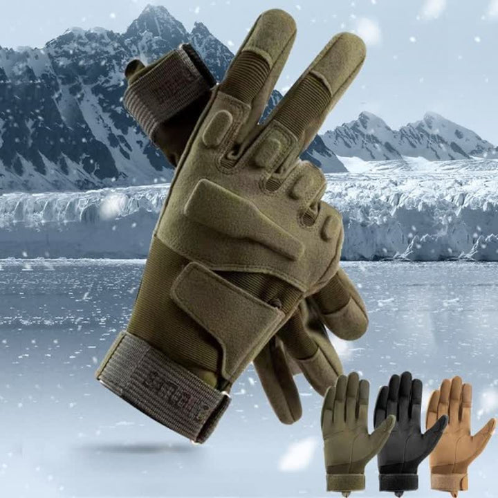 Indestructible Thicken Anti-Skid Hard Knuckle Tactical Gloves - image 1