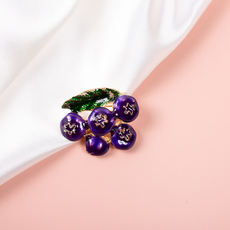 Women's Fruit Of King Blueberry Brooch - image 6
