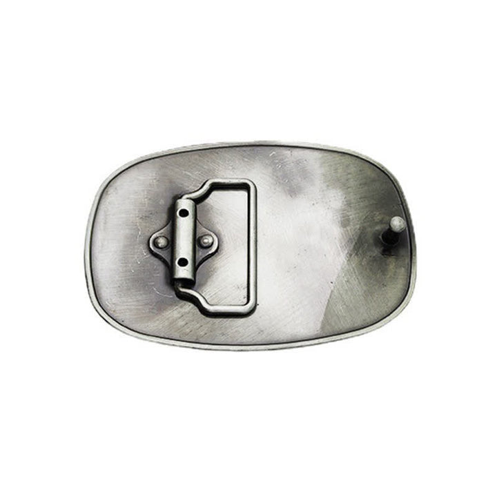 Men's DIY These Colors Don't Run Eagle Flag Buckle Leather Belt - image 1