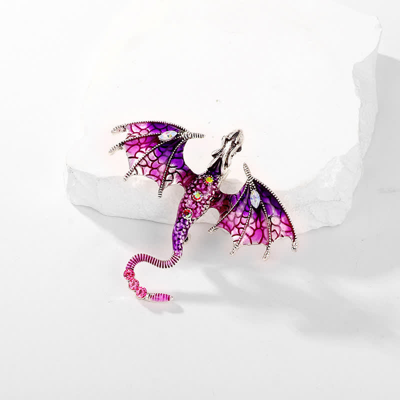 Unisex Legand Flying Dragon Brooch - image 3