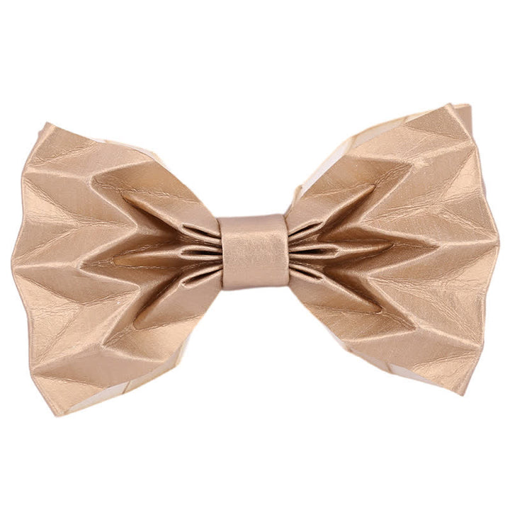 Men's Creative Environmental Kraft Paper Bow Tie - Wheat - image 20
