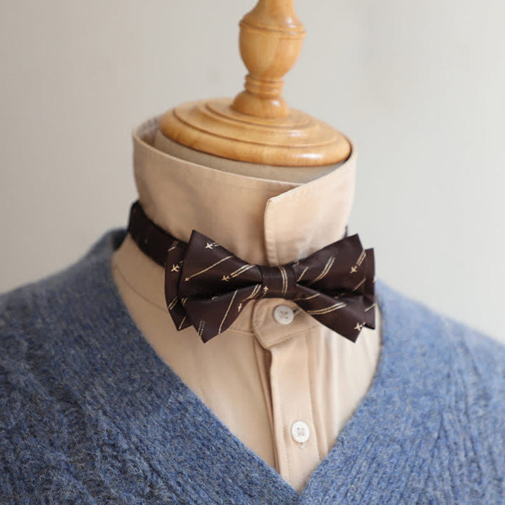 Men's Stylish Striped Dots Bow Tie - image 1