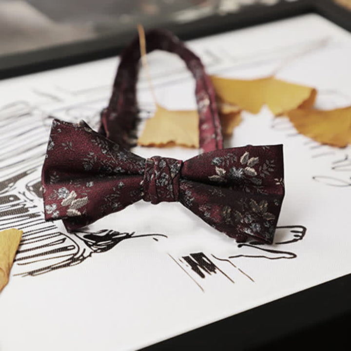 Men's Burgundy Series Gentleman Bow Tie - image 11