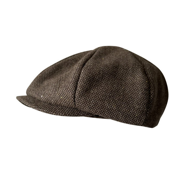 Vintage Auburn Newsboy Beret Octagonal Cap - image 4
